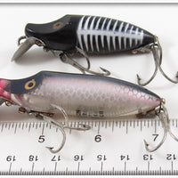 Heddon Black Shore & Shiner Scale River Runt Pair