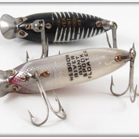 Heddon Black Shore & Shiner Scale River Runt Pair