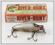 Vintage Heddon Shiner Scale River Runt Lure In Box