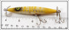 Heddon Silver & Yellow Coachdog Dying Flutter