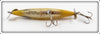 Heddon Silver & Yellow Coachdog Dying Flutter