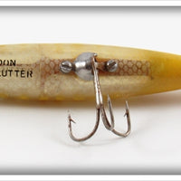 Heddon Silver & Yellow Coachdog Dying Flutter