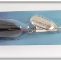 Blue Fox Black Silver 1/2 Ounce Musky Buck On Card