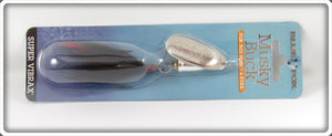 Blue Fox Black Silver 1/2 Ounce Musky Buck On Card
