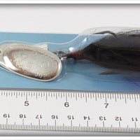 Blue Fox Black Silver 1/2 Ounce Musky Buck On Card