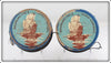 Vintage Delaware Line & Tackle Company Line Spool Pair