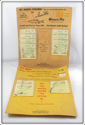 Invisible Minnow Rig Co Trout Rigs & Worm Harnesses On Dealer Cards