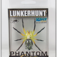 Lunkerhunt Yellow & Black Phantom Spider Lure In Package