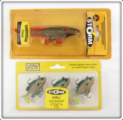 Storm Thundercore Dawg & Wildeye Live Sunfish Lure On Cards 