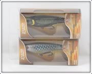 River 2 Sea Yellow Head & Blue Blood Whopper Plopper Lure Pair In Boxes