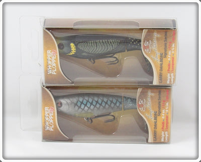 River 2 Sea Yellow Head & Blue Blood Whopper Plopper Lure Pair In Boxes
