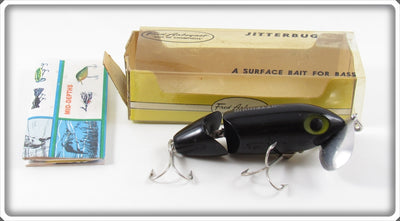 Arbogast Black Jointed Jitterbug In Box