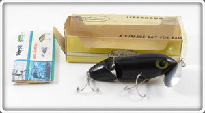 Arbogast Black Jointed Jitterbug In Box