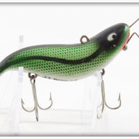 Vintage Heddon Green Bar Cousin II Lure