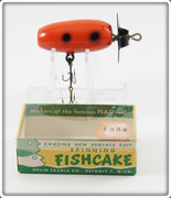 Vintage Helin Tackle Co Orange & Black Fishcake Lure In Box