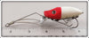 Heddon Red Head White No Snag River Runt