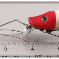 Heddon Red Head White No Snag River Runt