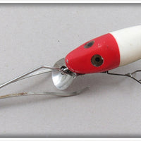 Heddon Red Head White No Snag River Runt