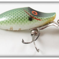 Vintage Heddon Green Shad Tiny Deep Dive Runt Lure