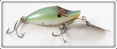 Vintage Heddon Green Shad Tiny Deep Dive Runt Lure