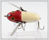 Heddon Red & White Shore Crazy Crawler