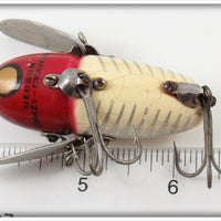 Heddon Red & White Shore Crazy Crawler