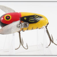 Heddon Yellow Red Head Crazy Crawler