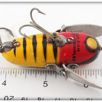 Heddon Yellow Red Head Crazy Crawler