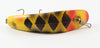 Vintage Unknown Yellow & Black Flatfish Type Lure