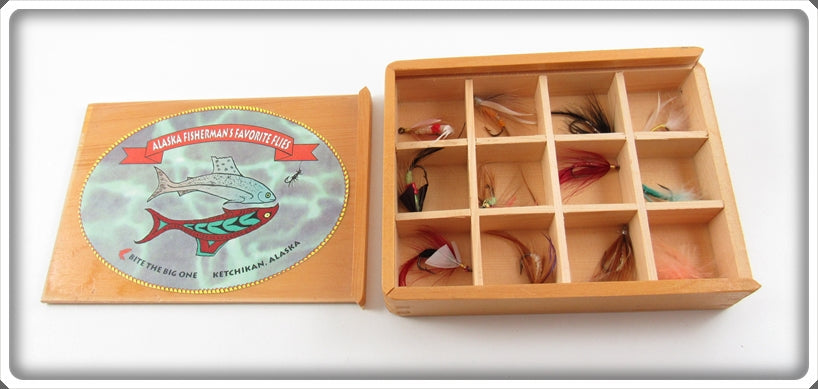 Alaska Fisherman's Favorite Flies In Box 