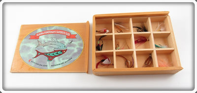 Alaska Fisherman's Favorite Flies In Box 