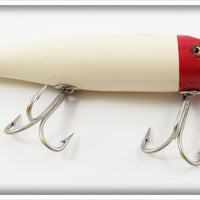 Vintage Creek Chub Red Head White Pikie Lure