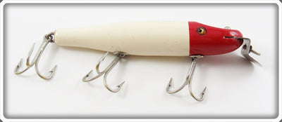 Vintage Creek Chub Red Head White Pikie Lure