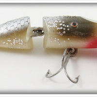 Vintage Creek Chub Silver Flash Jointed Spinning Pikie Lure