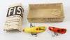 Vintage Helin F6 & F4 Flatfish Lure Pair With One Box