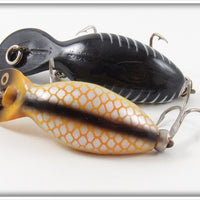 Heddon Black Shore & Golden Shiner Tiny Tad Pair