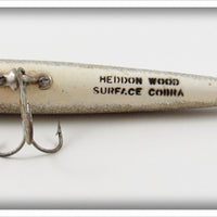 Heddon Red Head Flitter Wood Surface Cobra