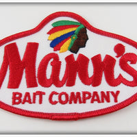 Mann's Bait Company Indian Head Patch