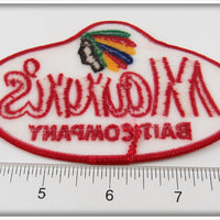 Mann's Bait Company Indian Head Patch