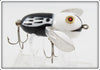 Vintage Heddon Black White Head Tiny Crazy Crawler Lure 