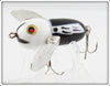 Heddon Black White Head Tiny Crazy Crawler