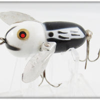 Heddon Black White Head Tiny Crazy Crawler