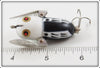 Heddon Black White Head Tiny Crazy Crawler