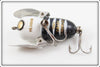 Heddon Black White Head Tiny Crazy Crawler