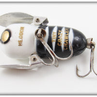 Heddon Black White Head Tiny Crazy Crawler