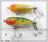 Heddon Yellow Shore & Natural Perch Tiny Torpedo Pair