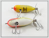 Heddon Yellow Shore & Natural Perch Tiny Torpedo Pair