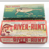 Creek Chub, Heddon, Shur Strike & True Temper Empty Box Lot Of Four