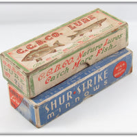 Creek Chub, Heddon, Shur Strike & True Temper Empty Box Lot Of Four