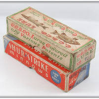 Creek Chub, Heddon, Shur Strike & True Temper Empty Box Lot Of Four